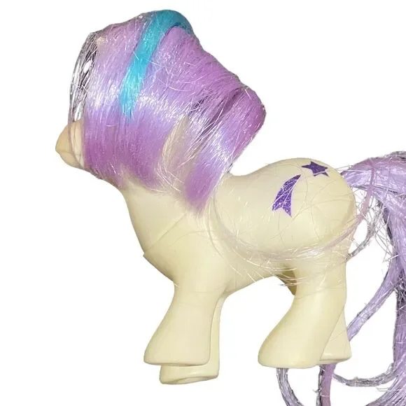 VTG Hasbro G1 My Little Pony Lot Of 2 Blue Belle & Baby Glory MLP Pastel Hair - Picture 12 of 14